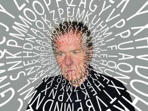 alzheimer's, dementia, person, man, words, word-finding disorders, memory, language, think, thinking ability, recognize, verbalize, problems, magnifying glass, blank, define, definition, dementia, language, language, language, language, language, recognize, define, define, definition